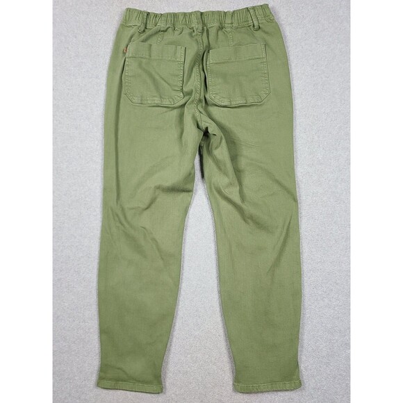 Judy Blue Pants Women 11/30 Green Garment Dyed Pockets Drawstring - Picture 7 of 15